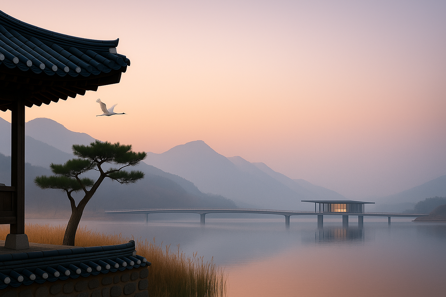 사계절 자연과 여백의 미