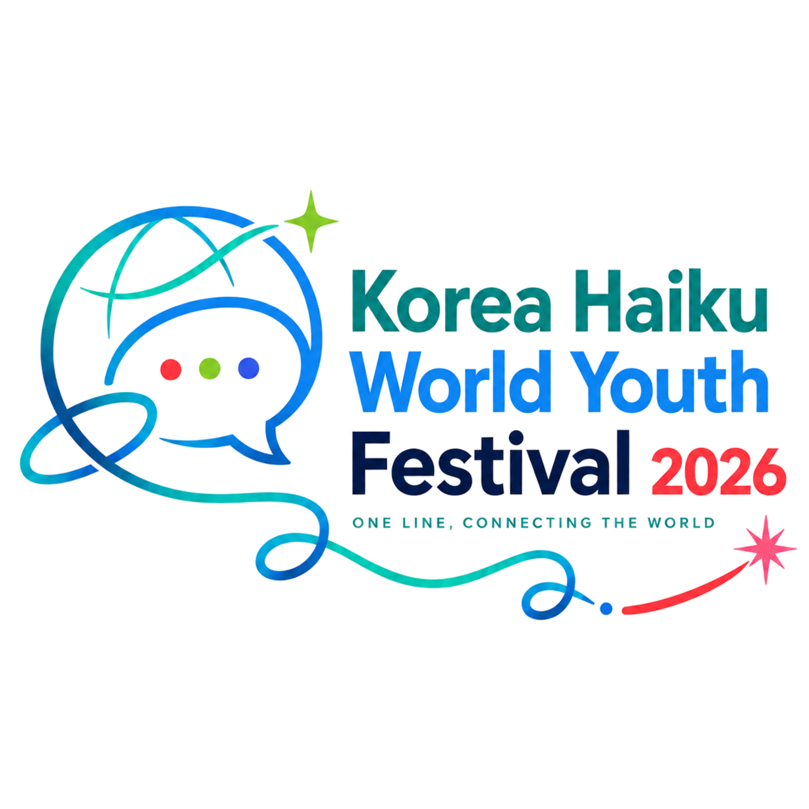 코리아 하이쿠 월드 유스 페스티벌 2026 공식 로고
